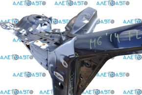 Front left quarter Mazda 6 13-17 without eyelash blue, dent, bump