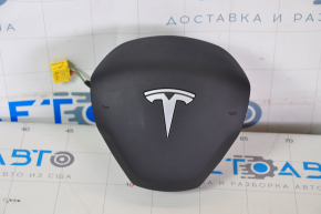 Airbag in the steering wheel driver Tesla Model 3 18- black, rusty pyropatron