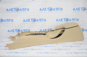 Central console armrest BMW 3 F30 12-18 automatic transmission beige leather, dry-cleanable