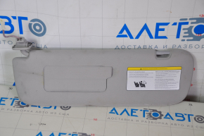 Tesla Model 3 18 Left Sun Visor - Gray, No Hook, Cleanable