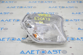 Left turn signal Ford Escape MK3 17-19 rest, white, with fog lights, DEPO, sand
