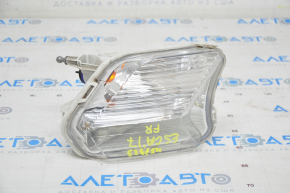 Right turn signal Ford Escape MK3 17-19 rest, white with fog lights, sand, scratches