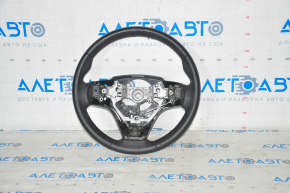 Naked steering wheel Toyota Camry v55 15-17 usa black leather red stitching