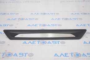 Door sill trim front left outer BMW 3 F30 12-18 black with chrome, scratches