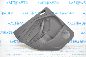 Door trim card rear left Ford Escape MK3 17-19 rest black, chrome handle, scratches