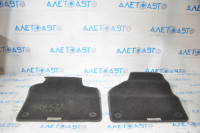 Set of floor mats for VW Tiguan 09-18 cloth black