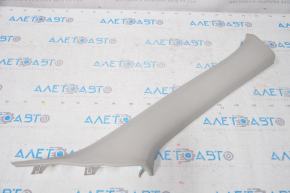 Front pillar trim right Nissan Pathfinder 13-20 gray, broken fastener
