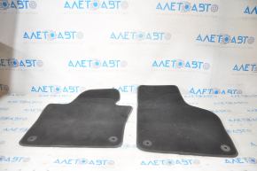 Set of floor mats for the VW Tiguan 2009-2018, black cloth