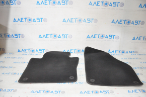 Set of floor mats for VW Tiguan 09-17 cloth black