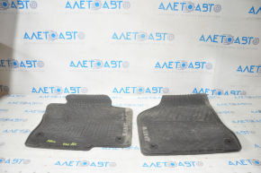 Set of floor mats for VW Tiguan 2009-2018, rubber black