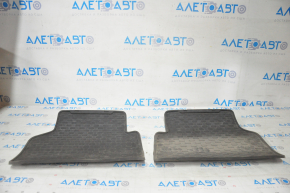 Set of floor mats for VW Tiguan 2009-2018, rubber black