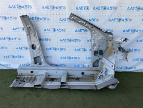 Front left quarter Hyundai Sonata 11-15 silver Y5, missing side member