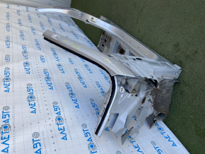 Front left quarter Hyundai Sonata 11-15 silver Y5, missing side member