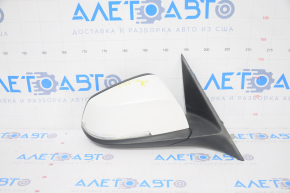 Right side mirror BMW 3 F30 4d 13-18 usa 5 pins, matt mount, turn signal, white