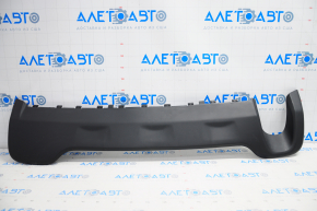 Rear bumper trim lower Jeep Cherokee KL 14-18 for 1 pipe, structure