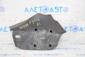 The rear left arm pad under the spring BMW 3 F30 12-18 is dented, worn