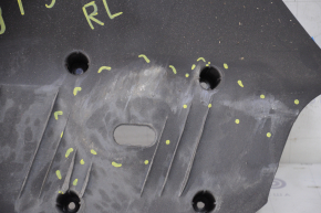 The rear left arm pad under the spring BMW 3 F30 12-18 is dented, worn