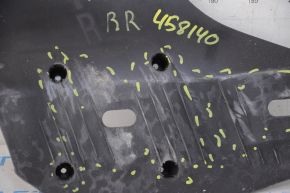 The rear right lever cover under the spring BMW 3 F30 12-18 is dented, worn
