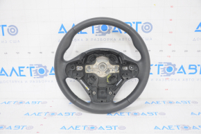 Naked steering wheel BMW 3 F30 12-18 leather black, Sport under petals without heating, tear