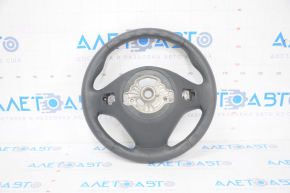 Naked steering wheel BMW 3 F30 12-18 leather black, Sport under petals without heating, tear