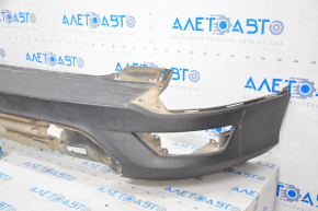 Rear bumper bare Ford Escape MK3 17-19 rest, without parking sensors, structure, worn, scratches, broken fasteners