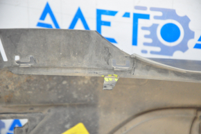 Rear bumper bare Ford Escape MK3 17-19 rest, without parking sensors, structure, worn, scratches, broken fasteners