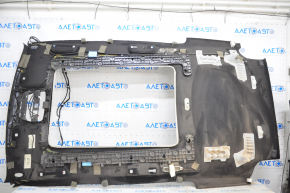 Ford Escape MK3 17-19 headliner, grey, for panoramic view, for dry cleaning, frame peeled off, creases