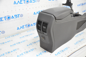 Console central armrest and cup holders Ford Escape MK3 17- black, scratches