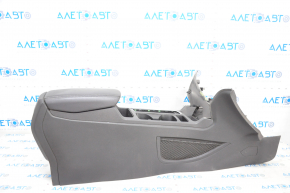 Console central armrest and cup holders Ford Escape MK3 17- black, scratches