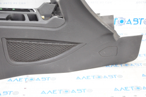 Console central armrest and cup holders Ford Escape MK3 17- black, scratches