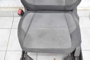 Driver's seat Ford Escape MK3 17-19 without airbag, cloth black-gray, electric, heated, for dry cleaning