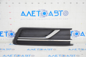 Front bumper grille side right VW Passat b8 16-19 USA without fog lights, sand