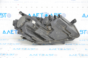 Headlight front left VW Passat b8 16-19 USA naked, halogen, water damage, sand