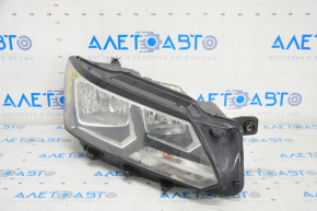 Headlight front right VW Passat b8 16-19 USA bare halogen, water damage, sand