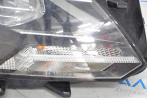 Headlight front right VW Passat b8 16-19 USA bare halogen, water damage, sand