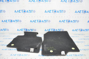 Set of floor mats Mazda 6 13-21 cloth black, for dry cleaning
