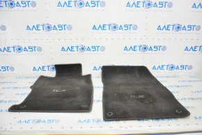 Acura ILX 13 Carpet Set - Black Cloth, Dry Cleanable