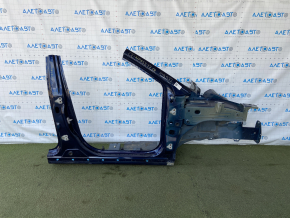 Jeep Compass 17 Front Right Quarter - Blue, with B-Pillar