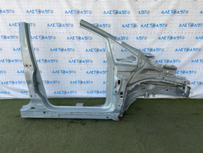 Front right quarter Ford C-max MK2 13-18 blue, with central pillar, corrosion