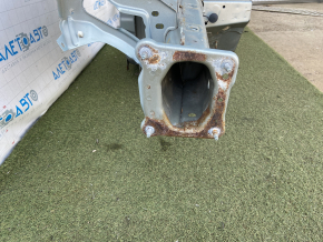 Front right quarter Ford C-max MK2 13-18 blue, with central pillar, corrosion