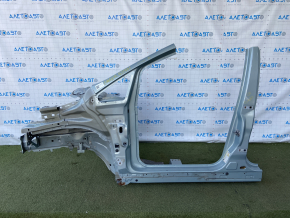 Front quarter left Ford C-max MK2 13-18 blue, with central pillar
