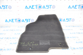 Carpet interior front right Mazda CX-5 13-15 black cloth, missing fasteners
