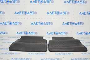Set of floor mats Hyundai Sonata 11-15 cloth black, for cleaning