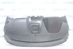 Torpedo front panel with AIRBAG Ford Ecosport 18-22 keyless black with beige overlays, scratches, scuffs