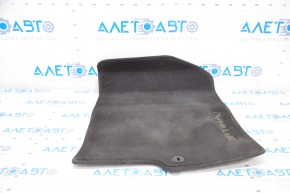 Front right interior mat Kia Optima 16- black cloth, chemically treated