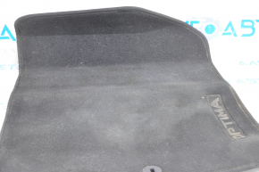 Front right interior mat Kia Optima 16- black cloth, chemically treated