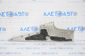 Rear pillar trim left Chevrolet Volt 11-15 light gray, scratches, broken guide