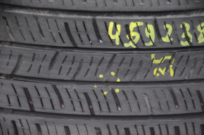 Tire R17 225/50 Continental ContiProContact SSR 2016 all-season 3.5mm RunFlat punctured