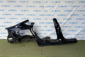 Quarter wing rear right Ford Fusion mk5 13-20 black, with central pillar, dented, pokes