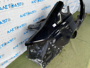 Quarter wing rear right Ford Fusion mk5 13-20 black, with central pillar, dented, pokes